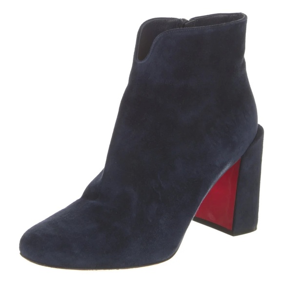 ❤️Christian Louboutin Suede Ankle Boots❤️ - Picture 1 of 5
